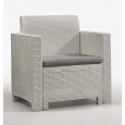 BICA 9067 Set Nebraska Salottino 4 Posti, Bianco, 281 x 155 x 79 cm