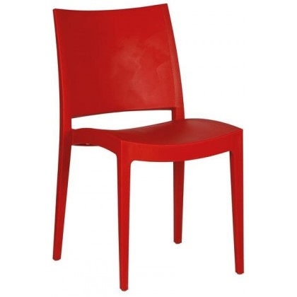 TILIA CHAIR ROSSO BEIGE  SET 4 PEZZI